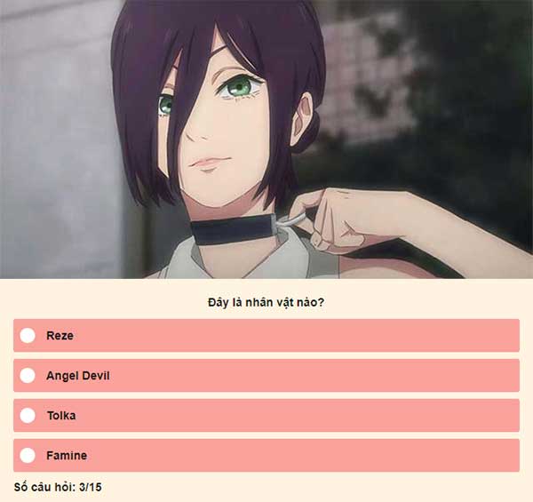 Chọn đáp án đúng