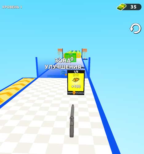 Bắn trúng mục tiêu để nâng cấp sức mạnh