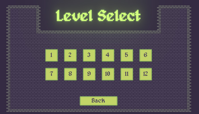 Game có tất cả 12 màn chơi với độ khó khác nhau.