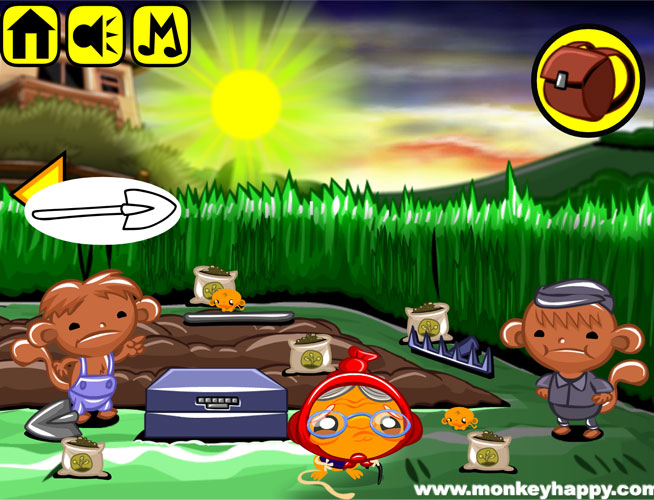 Tìm đồ vật cho các chú khỉ nông dân.