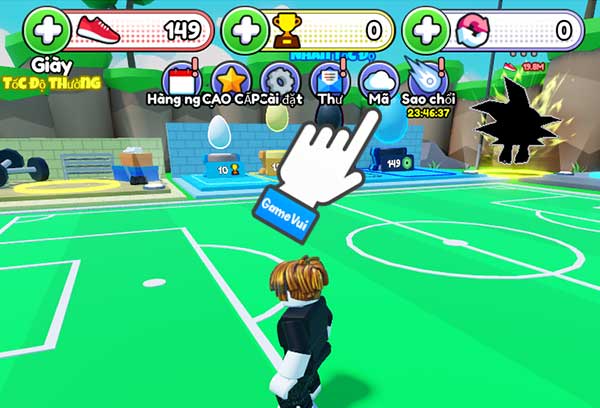 Nhấn vào mục Codes