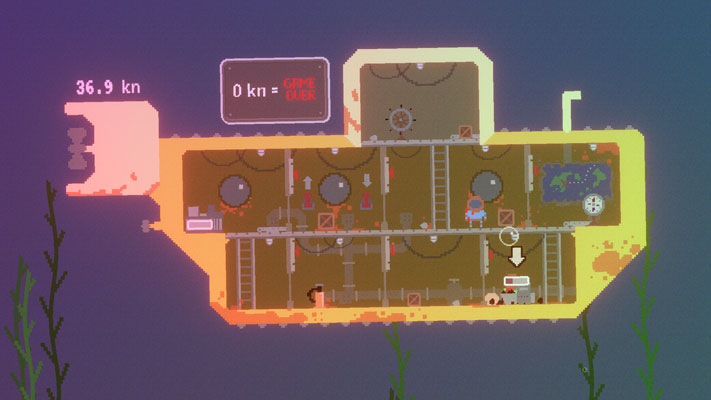 Hãy điều hành tàu ngầm và sửa chữa các lỗi hỏng để tàu đi xa nhất có thể.