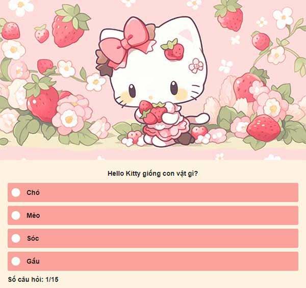 Chọn đáp án đúng