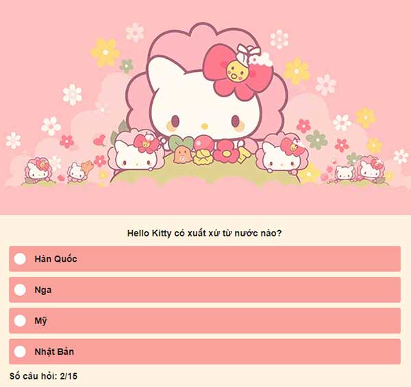 Chọn đáp án đúng