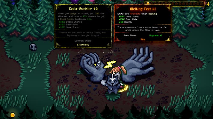 Có rất nhiều trang bị, hãy lựa chọn phù hợp với lối chơi của bạn.