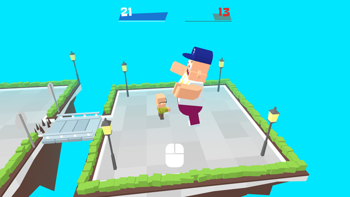 Bạn phải đánh bại boss nếu muốn tới màn chơi tiếp theo.