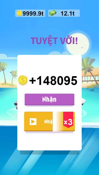 Thu nhập tiền xu vàng từ việc câu cá biển sâu