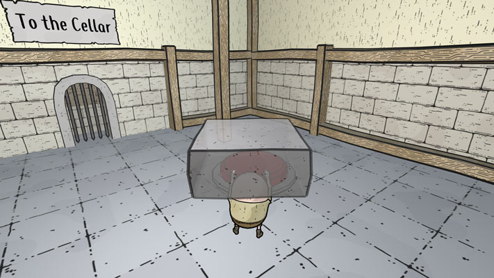 Tìm cách nhấn nút để mở các cửa hầm.