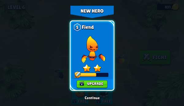 Để tạo thành quái vật cao cấp hơn