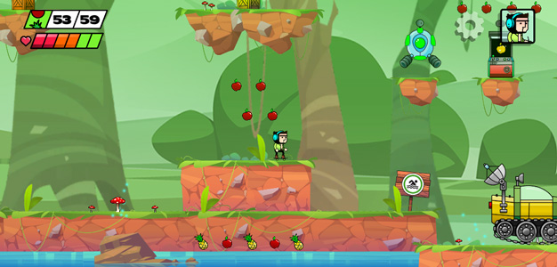 Thu thập tất cả trái cây để vượt qua màn chơi.