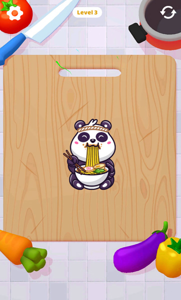 Gấp giấy để tạo hình.