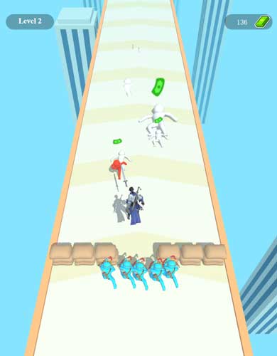 Chiến đấu với đội quân của kẻ địch