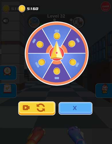 Vòng quay may mắn để nhận phần thưởng giá trị