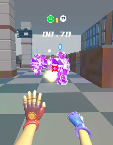 Dùng kỹ năng để hạ gục, tiêu diệt kẻ xấu