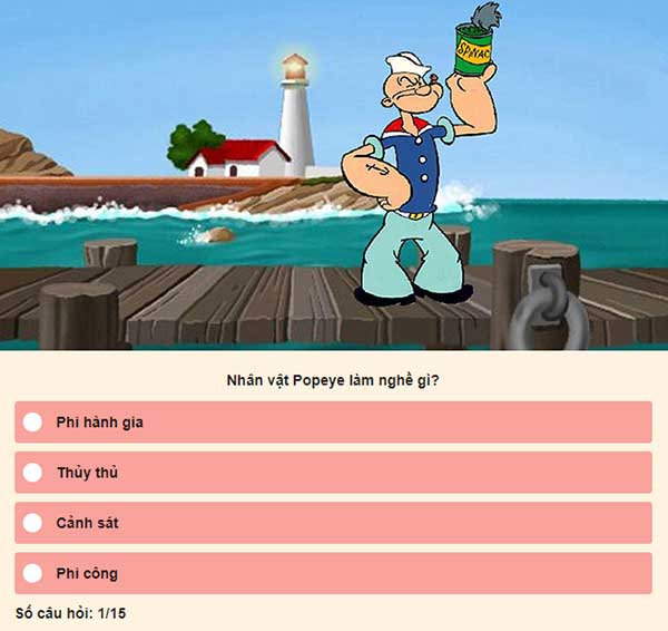 Chọn đáp án đúng