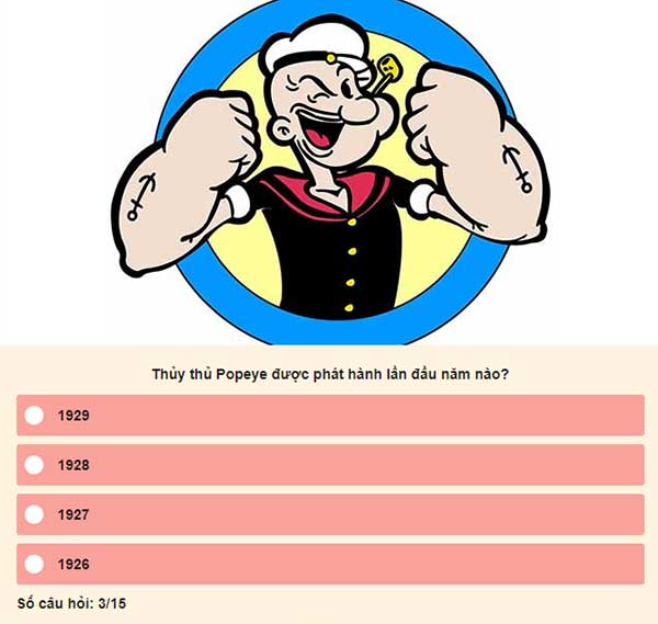 Chọn đáp án đúng