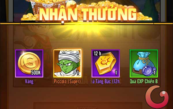 Phần thưởng đổi code
