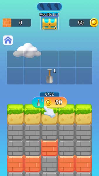 Chơi game Hợp nhất đào Minecraft - GameVui