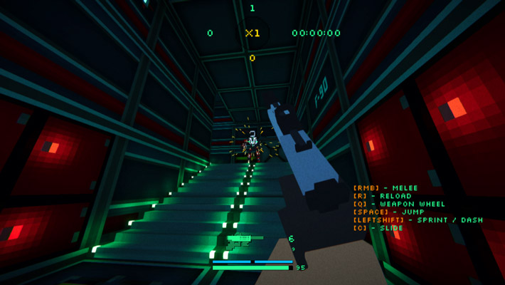 Bắn hạ toàn bộ robot để vượt qua các màn chơi.