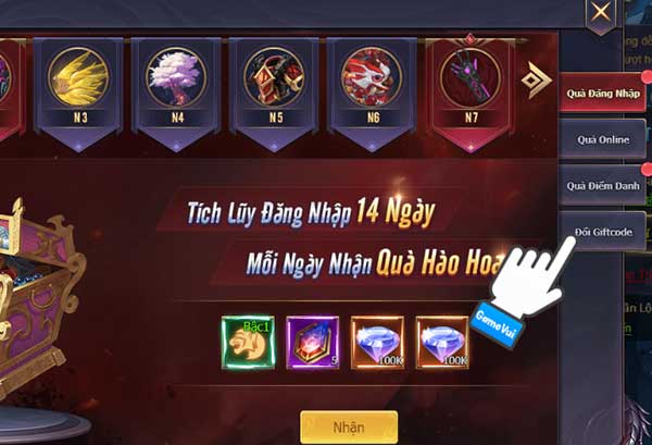 Chọn Đổi Giftcode