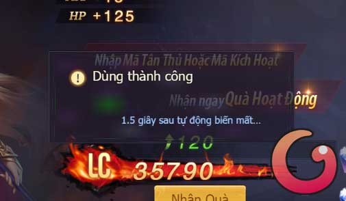 Dùng thành công