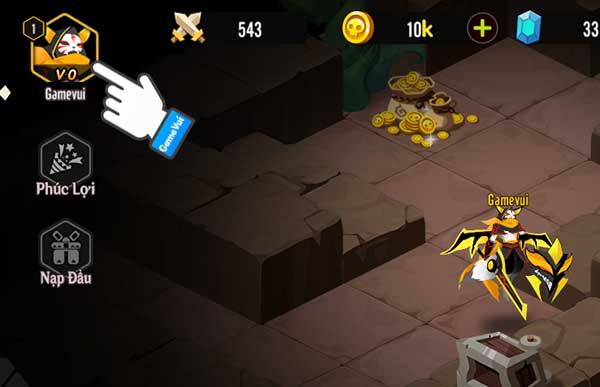 Chạm vào ảnh đại diện