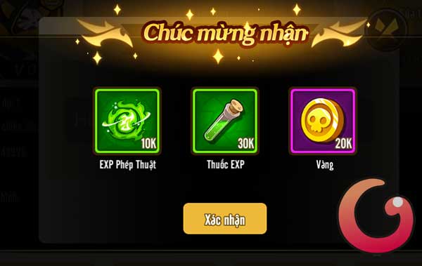Phần thưởng đổi code