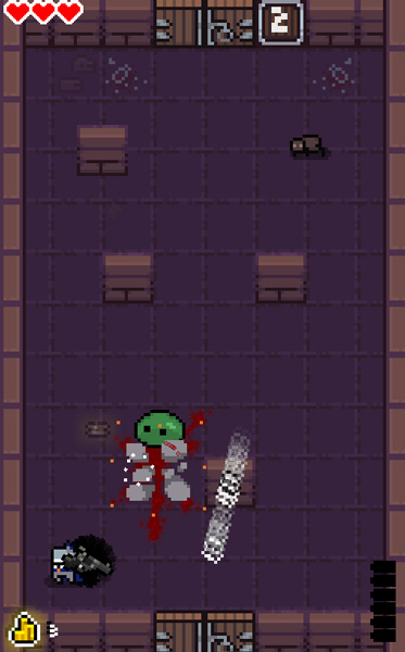 Đánh bại toàn bộ kẻ địch để vượt qua hầm ngục.