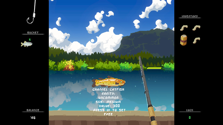 Cố gắng câu các con cá lớn bằng cách quang dây câu đi xa nhất có thể.