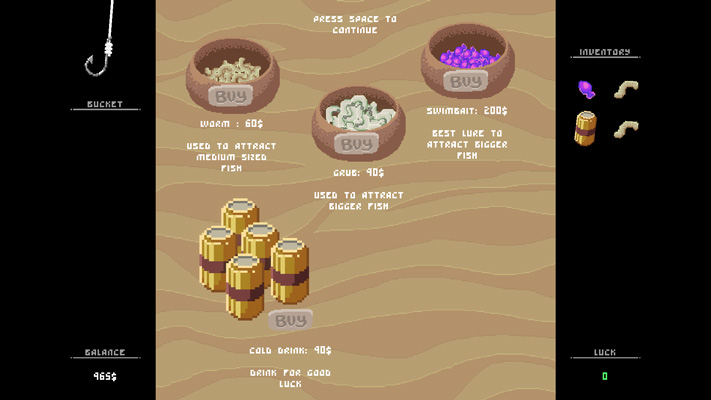 Mua các vật phẩm hỗ trợ.