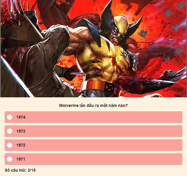 Chọn đáp án đúng