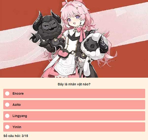 Chọn đáp án đúng