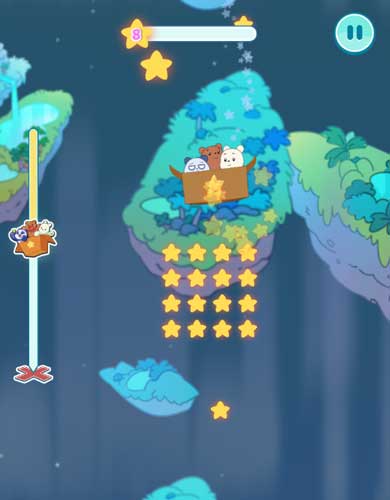 Cố gắng điều khiển 3 anh em gấu trúc thật khéo léo