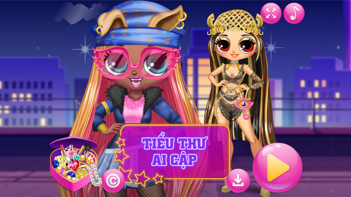 Chơi game Tiểu thư Ai cập - GameVui.vn