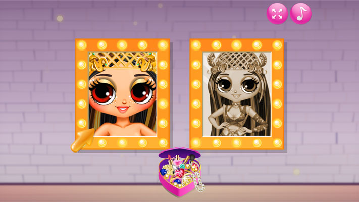 Game có nhiều màn chơi với các hoạt động trang điểm thú vị.