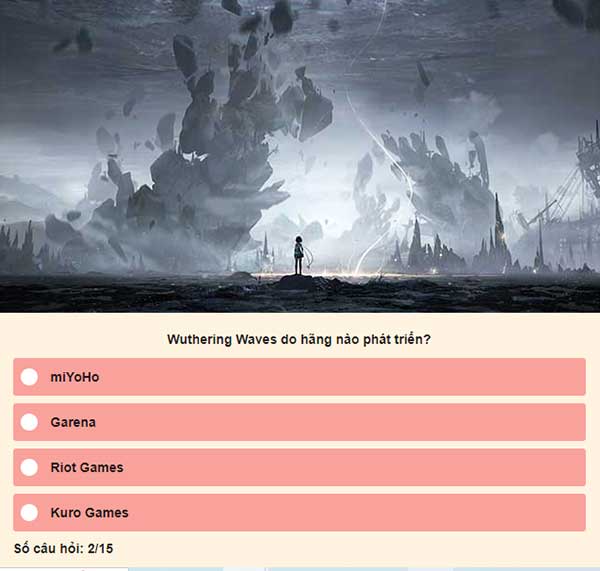 Chọn đáp án đúng