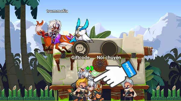 Chạm vào NPC Hashima