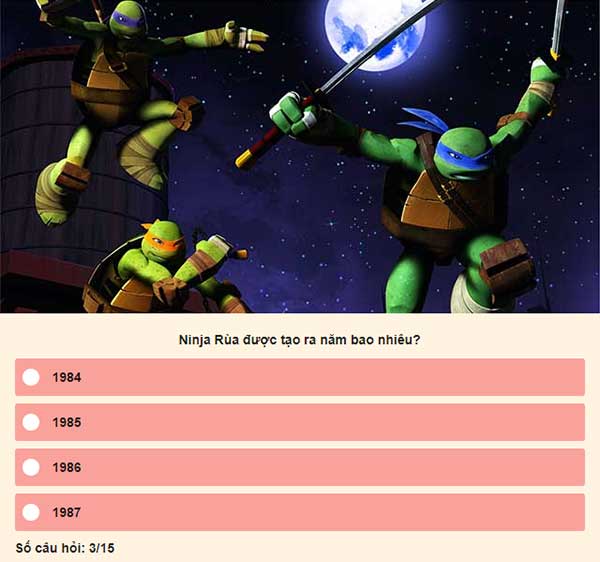 Chọn đáp án đúng