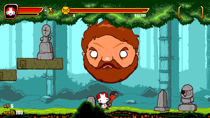 Đánh bại boss để giảnh chiến thắng.