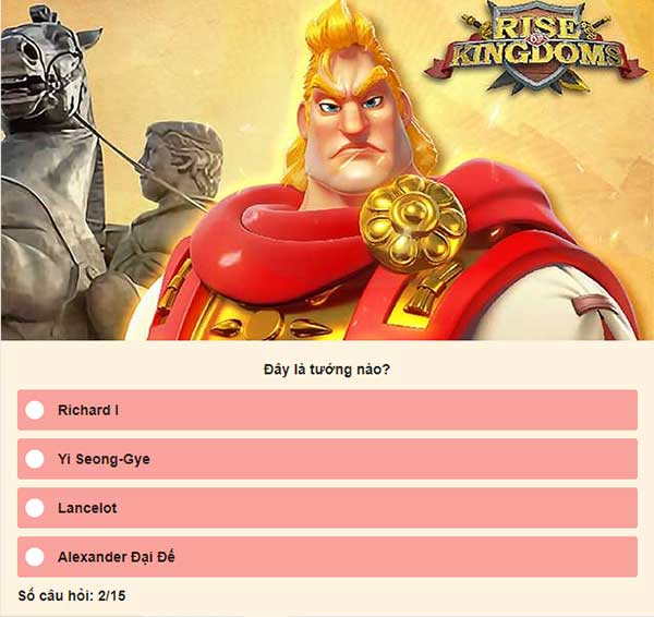 Chọn đáp án đúng