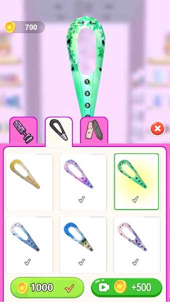 Mở khóa các vật phẩm, dụng cụ làm móng tay trong Shop cửa hàng