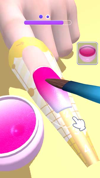 Tô màu sơn móng tay