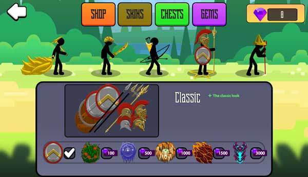 Hệ thống Skin của nhân vật không có nhiều thay đổi