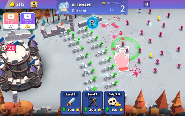 Chọn vị trí trên chiến trường để dùng vật phẩm