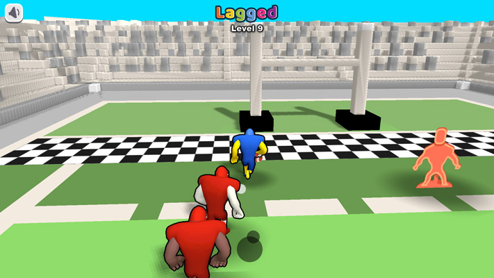 Cố gắng tránh né và chạy về đích để hoàn thành màn chơi.