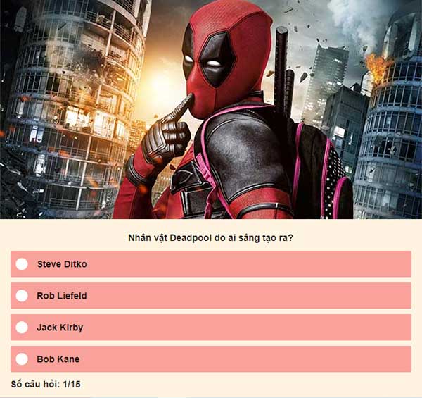 Bạn đã sẵn sàng để bước vào cuộc phiêu lưu đầy hành động và hài hước với Deadpool?