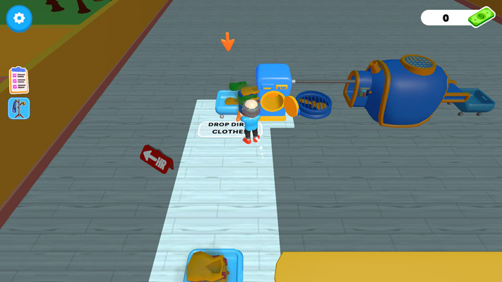 Quản lý cửa hàng giặt ủi.