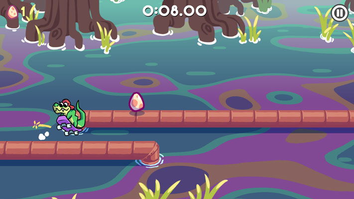 Tham gia vào cuộc phiêu lưu thú vị, thu thập các trứng trên đường đi.