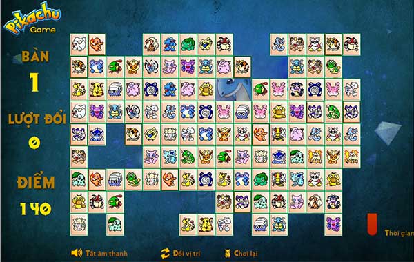 Mẹo chơi Pikachu cổ điển