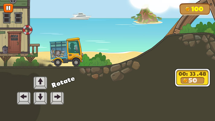 Lái xe và giữ hàng không bị va đập.